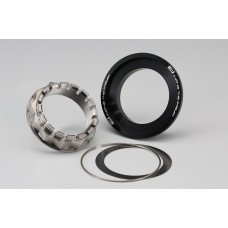 AELLA Large Hub One Titanium Nut & Aluminum Taper Cone Set (Rear Axle)